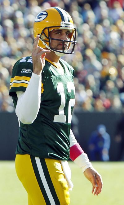 Aaron Rodgers passed all NFL-mandated post concussion tests. (Associated Press)