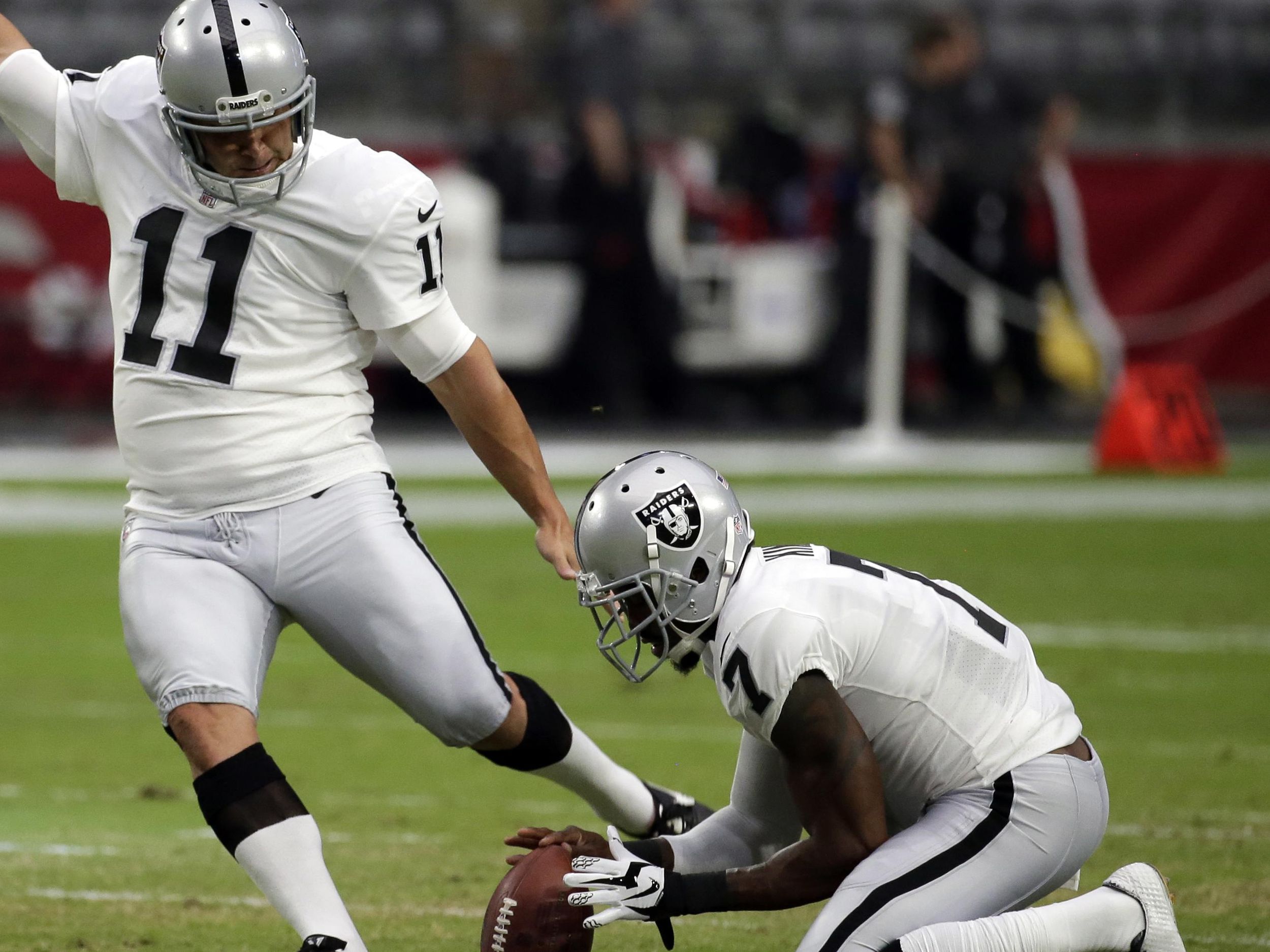 Sebastian Janikowski  Nfl kickers, Raiders football, Oakland raiders