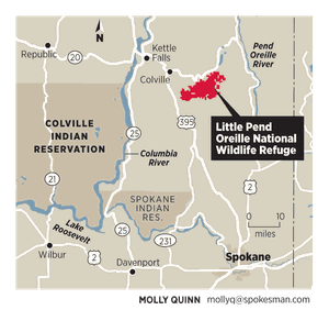 The Little Pend Oreille National Wildlife Refuge was established in 1939.