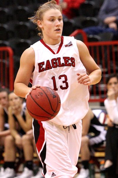 Eastern guard Lexie Nelson, a sophomore transfer from Montana, leads the Eagles in scoring at 14 points per game.  (Eastern Washington University)