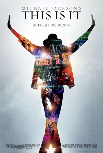 The movie poster for the Michael Jackson film  “This is It.” (Associated Press / The Spokesman-Review)