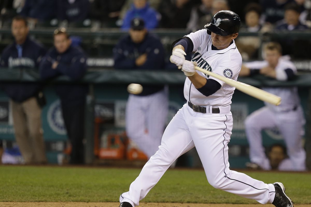 Seattle Mariners’ Kyle Seager ripped a go-ahead, RBI double off Detroit ace Justin Verlander in his pinch-hit at-bat. (Associated Press)