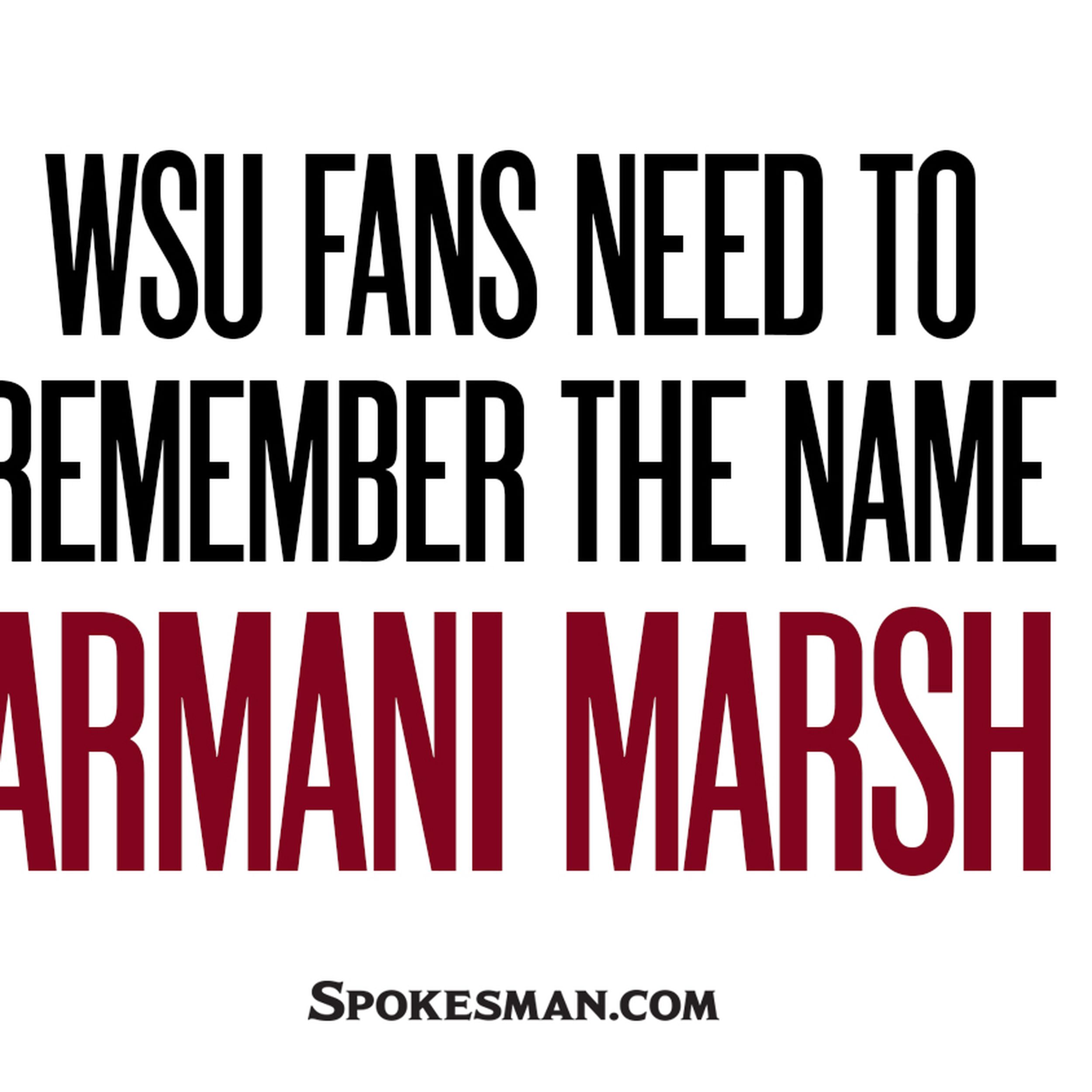 Cougar fans need to remember that name': Washington State nickel Armani  Marsh, a Spokane product, draws praise | The Spokesman-Review