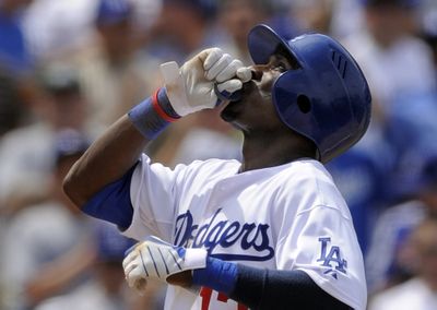 Los Angeles Dodgers’ Orlando Hudson earns rare feat.  (Associated Press / The Spokesman-Review)