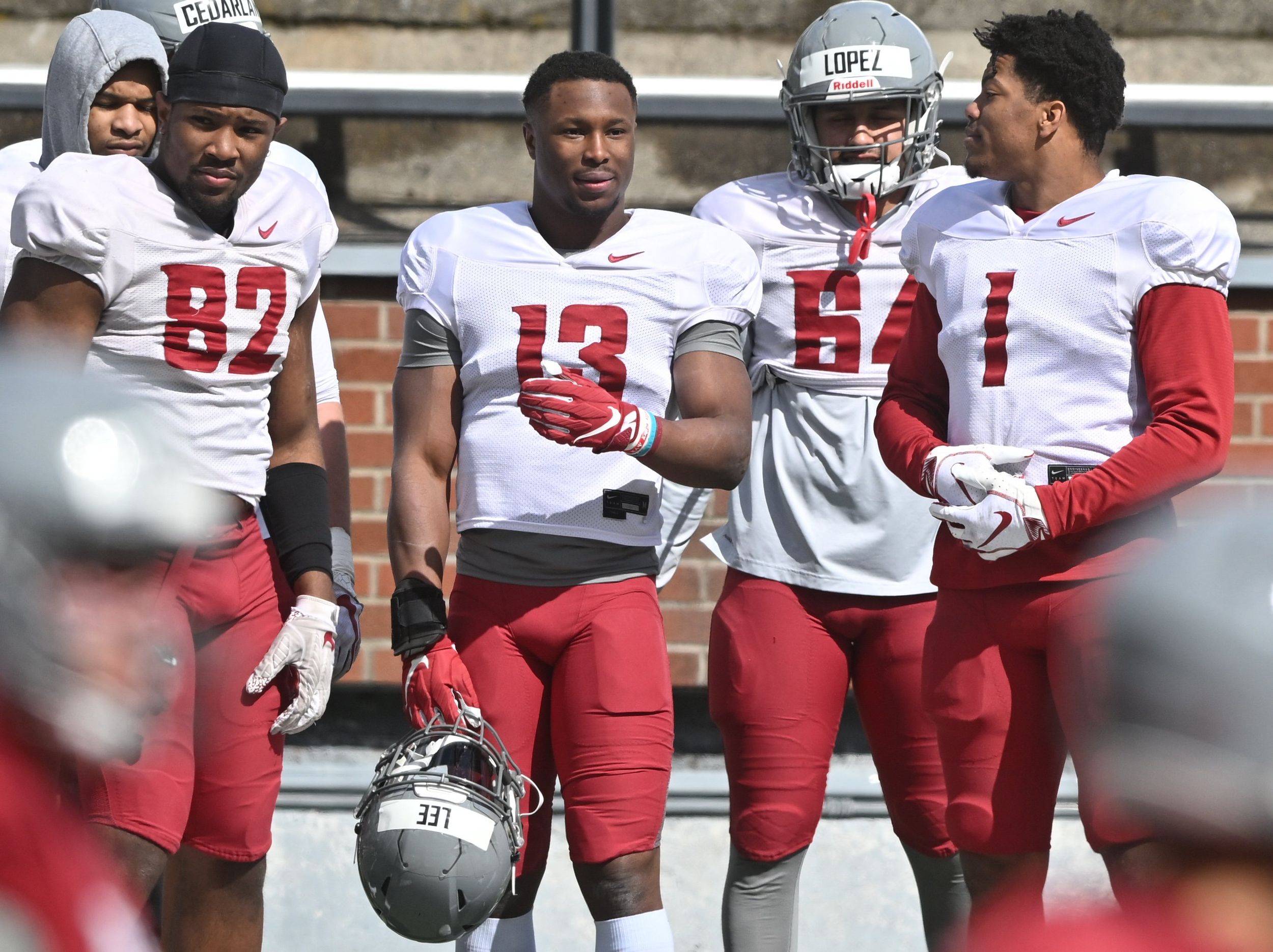 Washington State cornerback Derrick Langford Jr., slot receiver Robert ...