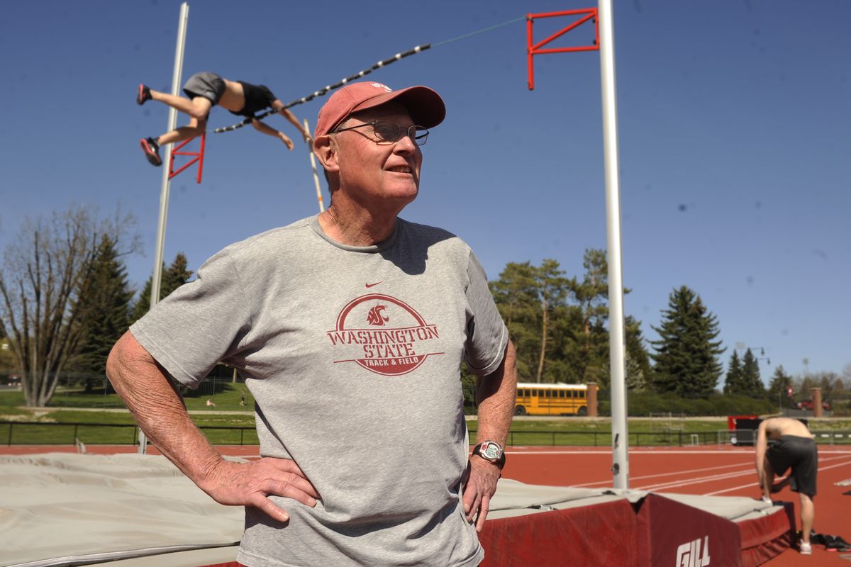 Rick Sloan, who competed in the 1968 Olympics as a decathlete, has spent 20 years as WSU’s head track and field coach, and 41 overall with the program. (Jesse Tinsley)