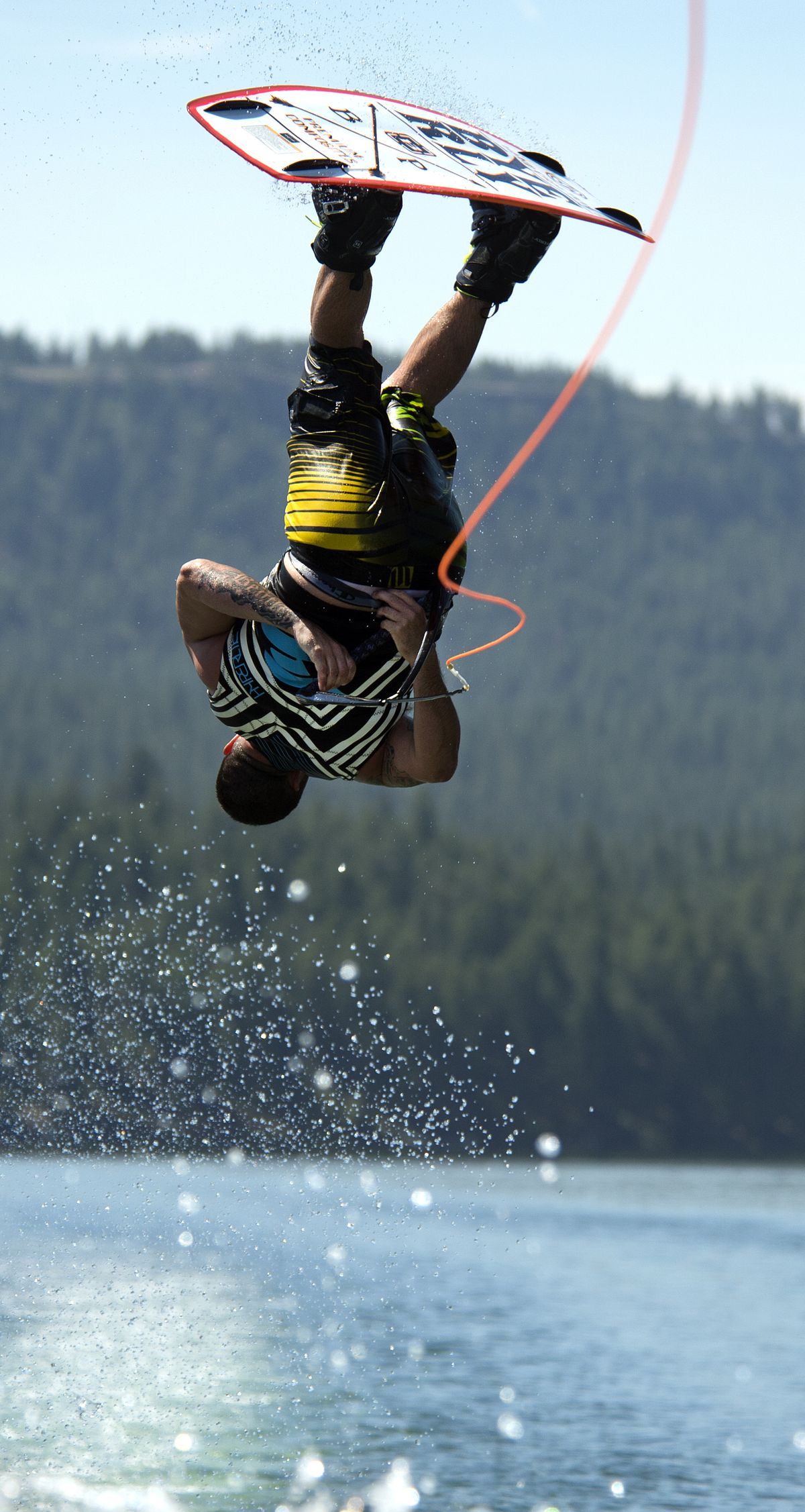 Wakeboarding pro Ricky Krieger, 29, started participating in the sport at age 16 and turned pro at 21. (DAN PELLE photos)