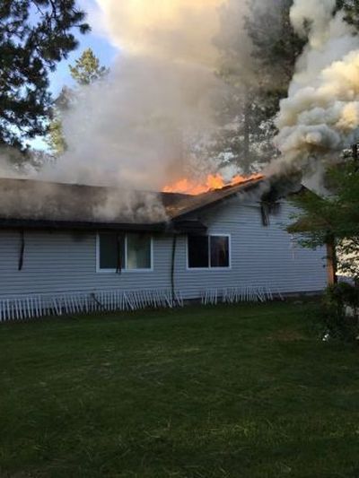 Post Falls apt fire/ PFPD photo