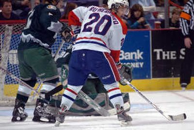 
Rutherford finished second in scoring for Spokane last season. 
 (Jesse Tinsley / The Spokesman-Review)