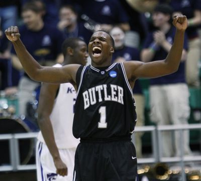 Butler, with the likes of Shelvin Mack (shown), Gordon Hayward and Matt Howard, is believed to have the most pro talent in the Final Four.   (Associated Press)