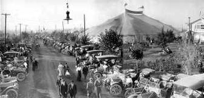 
In 1912, automobiles took center stage at the Spokane Interstate Fair. The Spokesman-Review photo archive
 (photo archive / The Spokesman-Review)
