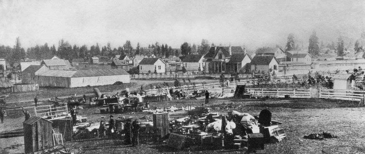 1889 The Great Fire and Revival in Spokane  A picture 