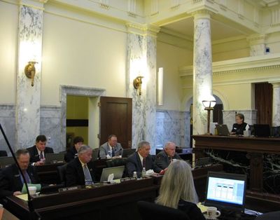 Joint Finance-Appropriations Committee debates public school funding on Monday morning. (Betsy Russell)