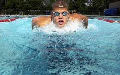
Spokane swimmer C.J. Nuess will be at the Olympic Trials later this month, attempting to make the Olympic team in the 400 and 200 individual medleys. 
 (Christopher Anderson/ / The Spokesman-Review)