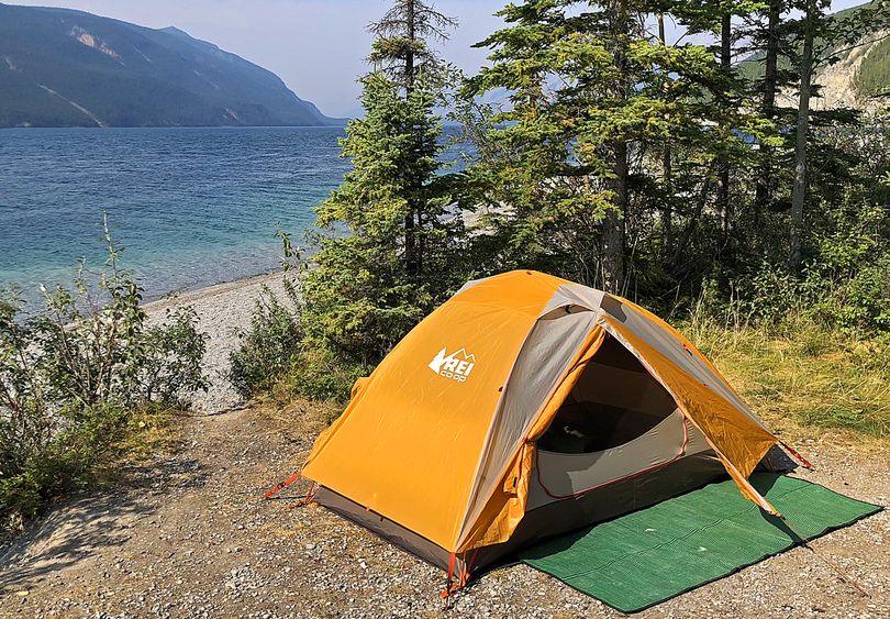 Camping at Muncho Lake Provincial Park in northern British Columbia. (John Nelson)