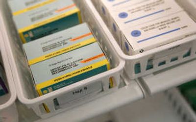 
Vaccines  sit in a refrigerator  at the Polk County Public Health Department in Des Moines, Iowa. Associated Press
 (Associated Press / The Spokesman-Review)