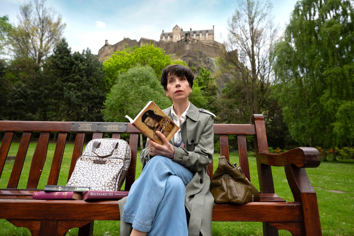 Sally Hawkins in "The Lost King."  (IFC Films)