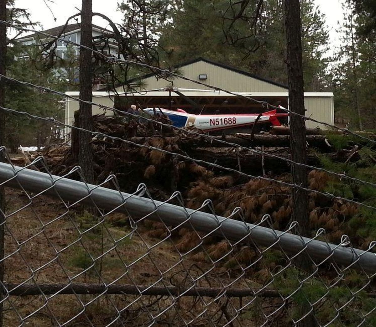 Neighbors have noticed helicopters flying over their home to their neighbor Jim Charbonneau’s property for over a year. (Courtesy of Carl Strode)