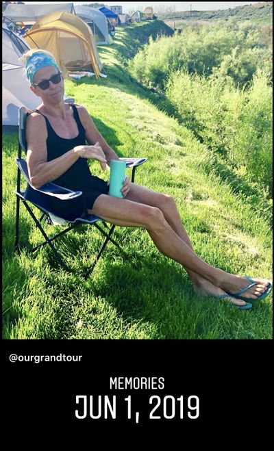 Just a year ago, we were camping at The Gorge, getting ready to go to see Brandi Carlile. (Leslie Kelly)