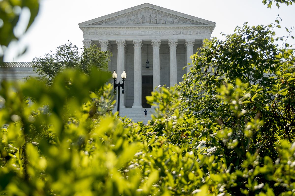The Supreme Court, Wednesday, July 8, 2020, in Washington.  (Andrew Harnik)