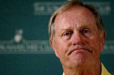 
Jack Nicklaus is trying to decide whether he wants to play The Masters next week, perhaps for the final time. 
 (Associated Press / The Spokesman-Review)