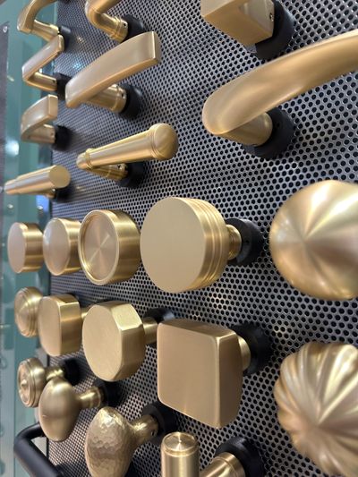 Brass, brass and more brass hardware.  (Courtesy)