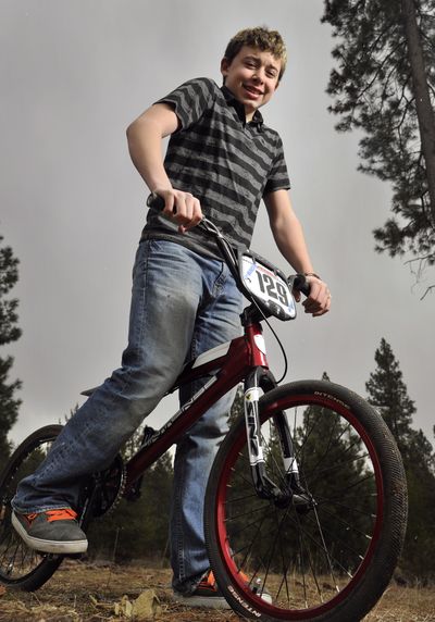 Brenden Essig, 14, had a terrible wipeout on his BMX bike last year. He had surgery on his arm at Shriners and is doing well. There is a new sports injury program run by Shriners staffed with surgeons who specialize in orthopedic procedures on children. (Colin Mulvany)