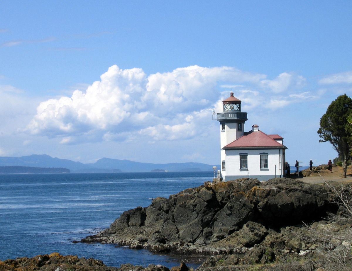 Washington Post Lime Kiln Point State Park on San Juan Island features a 1919 lighthouse. (Washington Post / The Spokesman-Review)