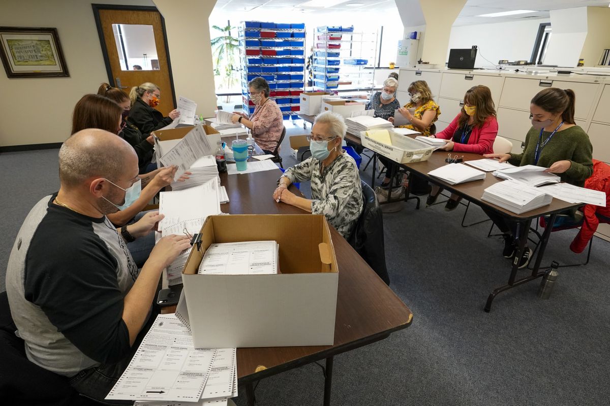 Workers Still Counting Ballots In Key Battleground States - Nov. 5 ...