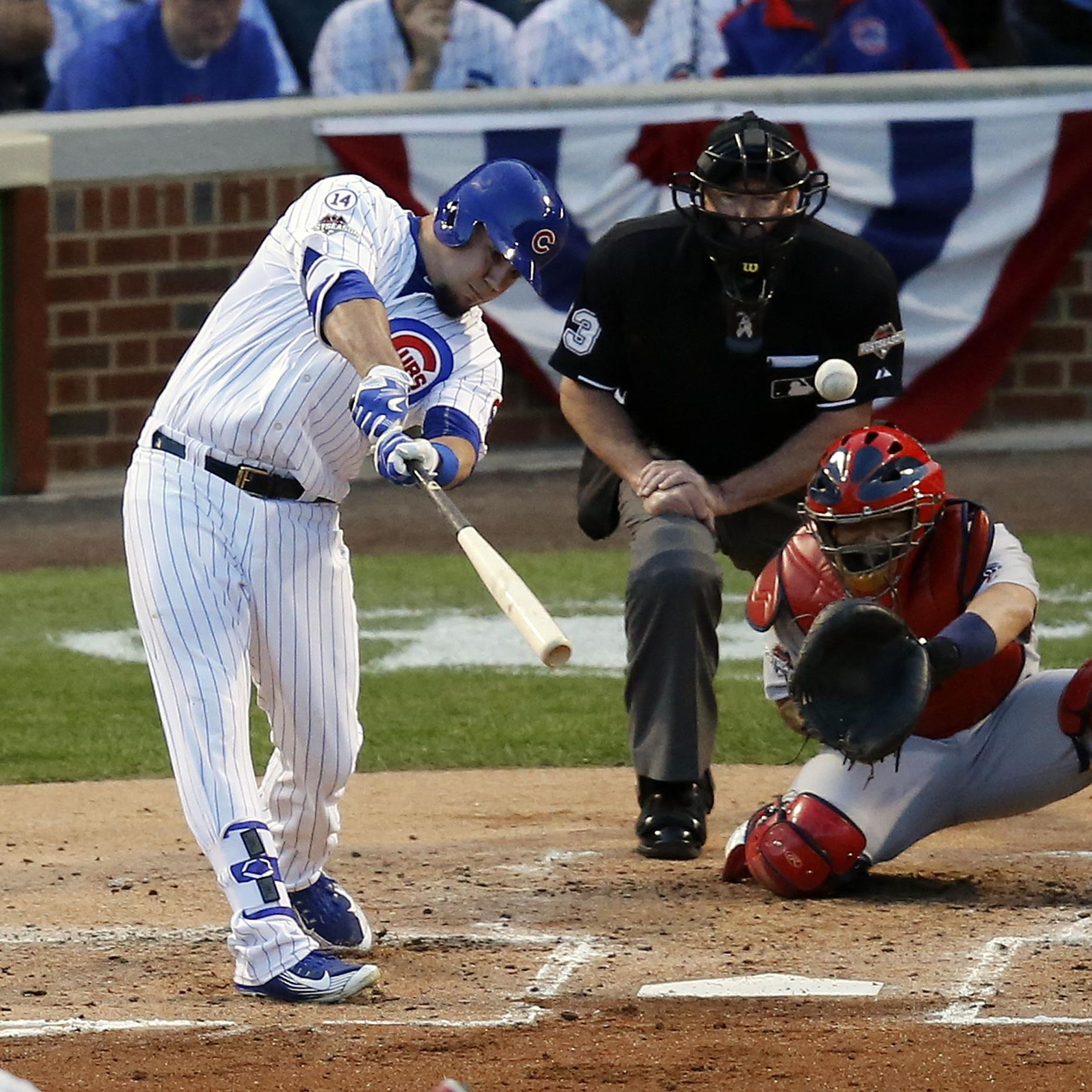 Anthony Rizzo BASHES THREE HOME RUNS!! First time in his career he