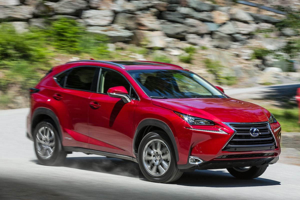 The 2020 Lexus NX 300h, a compact crossover, is just one of seven hybrids in the Lexus stable. (Lexus)