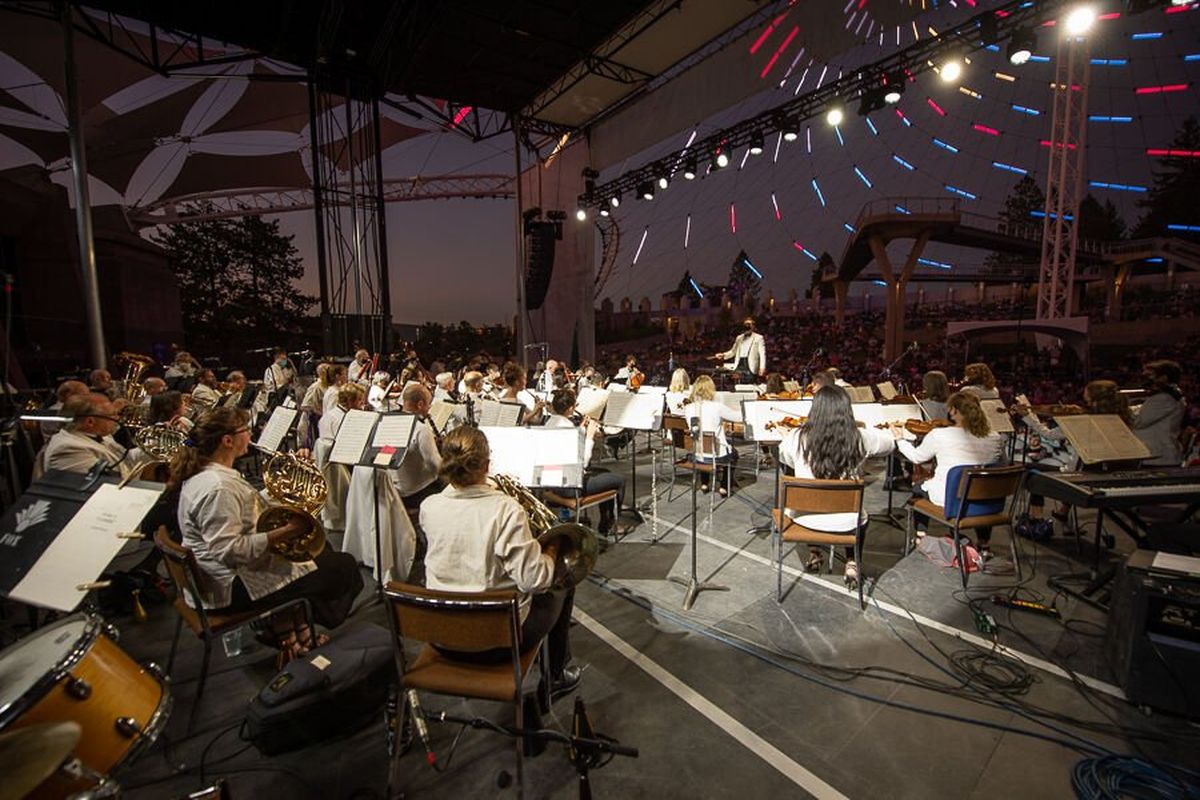 The Spokane Symphony’s 2021 Labor Day concert at the Pavilion in Riverfront Park.  (Courtesy)