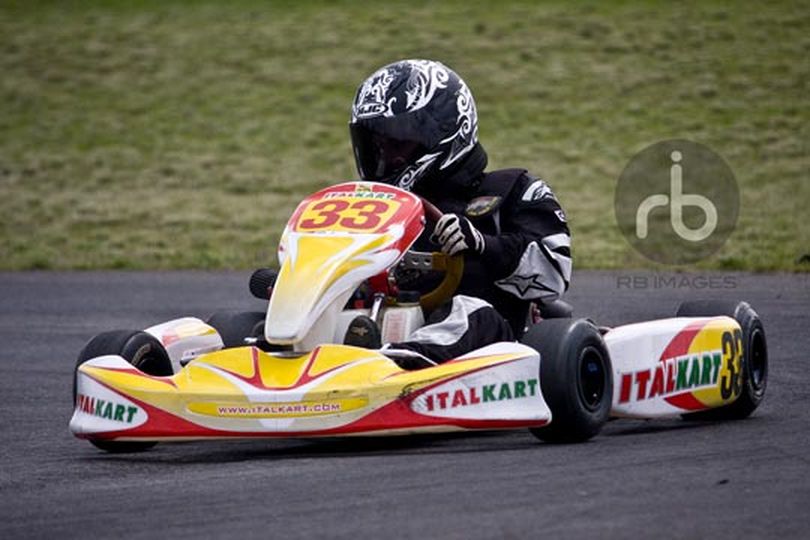 Nicole Behar in action at Spokane Kart Racing Association's track in Airway Heights. (Photo courtesy of SKRA/RB Images) (The Spokesman-Review)