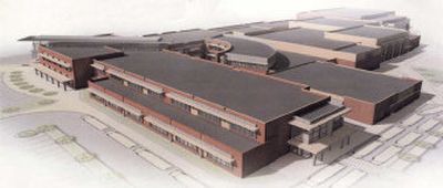 
An artist's rendering of the new West Valley High School. The remodel, which West Valley voters agreed to pay for in May 2004 when they passed a $35 million construction bond, will be completed in fall 2007. 
 (Northwest Architectural Company / The Spokesman-Review)