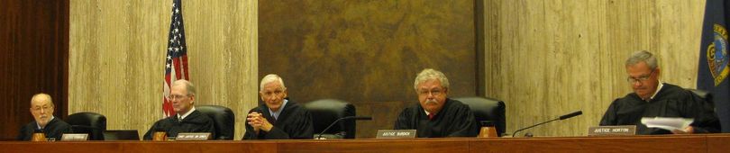 Idaho Supreme Court justices hear arguments in instant racing case on Tuesday (Betsy Z. Russell)