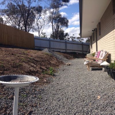 This new home has a severe drainage issue and the builder needs to correct it. (Emily Zajane)