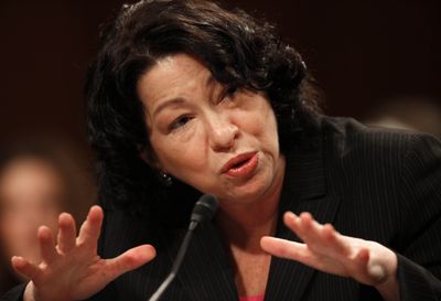 Supreme Court nominee Sonia Sotomayor testifies on Capitol Hill on Wednesday before the Senate Judiciary Committee.  (Associated Press / The Spokesman-Review)