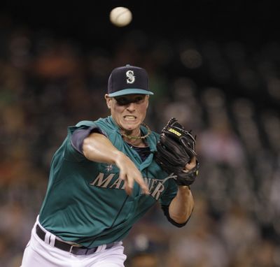 Mariners rookie Carter Capps made his Safeco Field debut Monday night. (Associated Press)