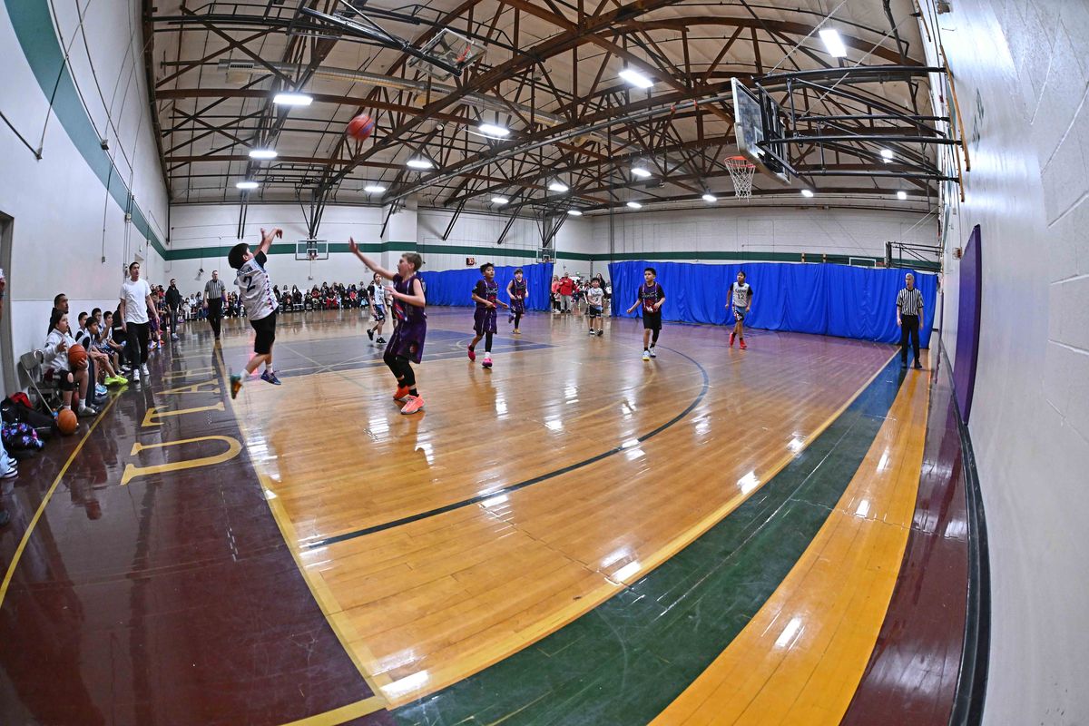 Among places the Washington State Middle School State Basketball Championships took place Saturday, March 21, 2026, was at the Warehouse in Spokane.  (James Snook)