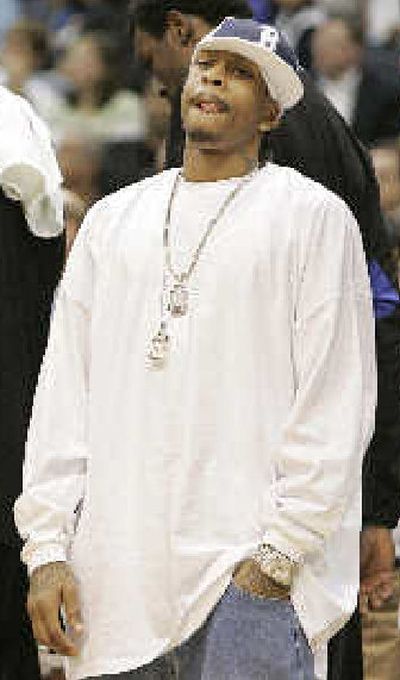 
The 76ers' Allen Iverson must alter his style. 
 (Associated Press / The Spokesman-Review)