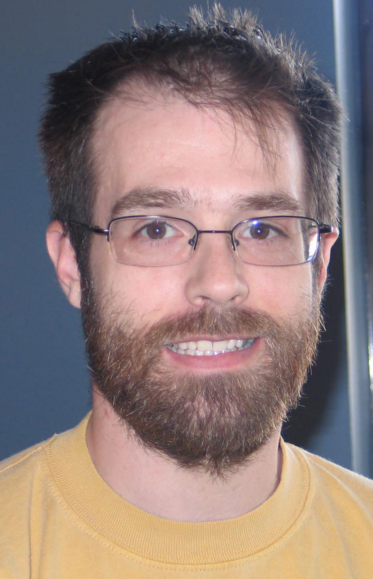 Joel Keener, of Spokane: “I’m not buying or selling anything. I just bought a house and am making improvements on that.” (Rainey Coffin / The Spokesman-Review)