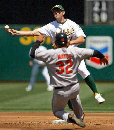 
Bobby Crosby was the A.L.'s top rookie.
 (Associated Press / The Spokesman-Review)