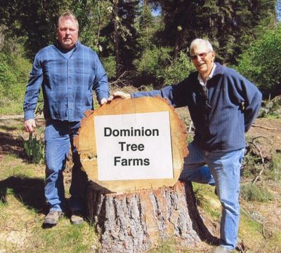 Kelly Graham, left, and Patrick Graham are owners of Colville-area Dominion Tree Farm, which has been managed by the Graham family since 1956.
 (Courtesy)