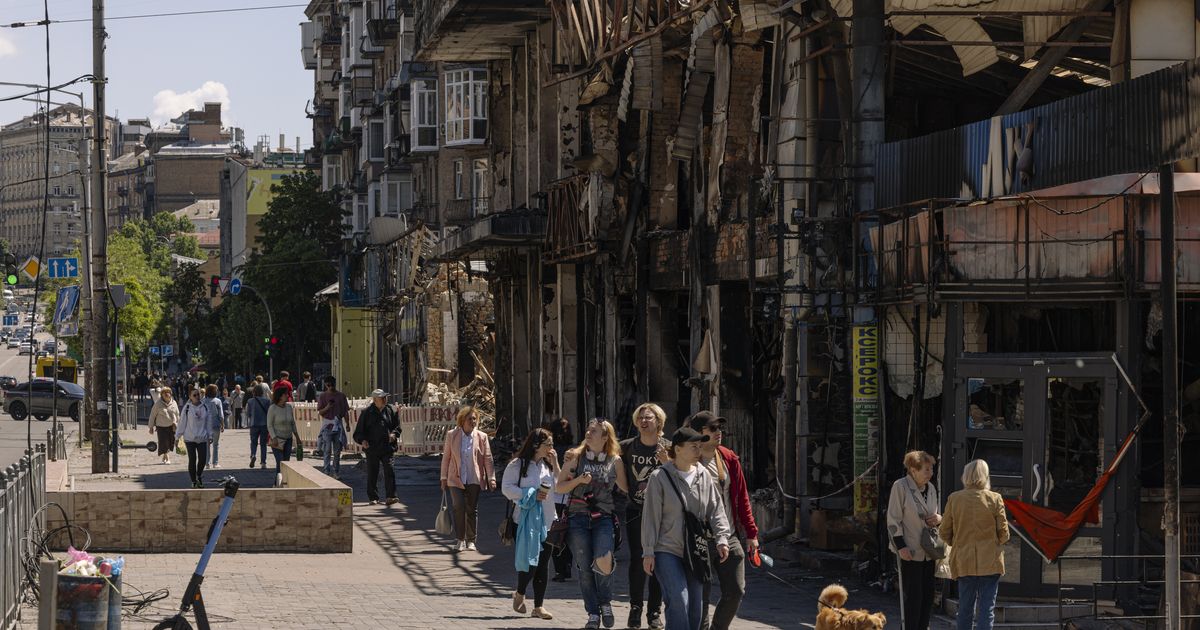 Kyiv's most-bombed neighborhood just won't quit