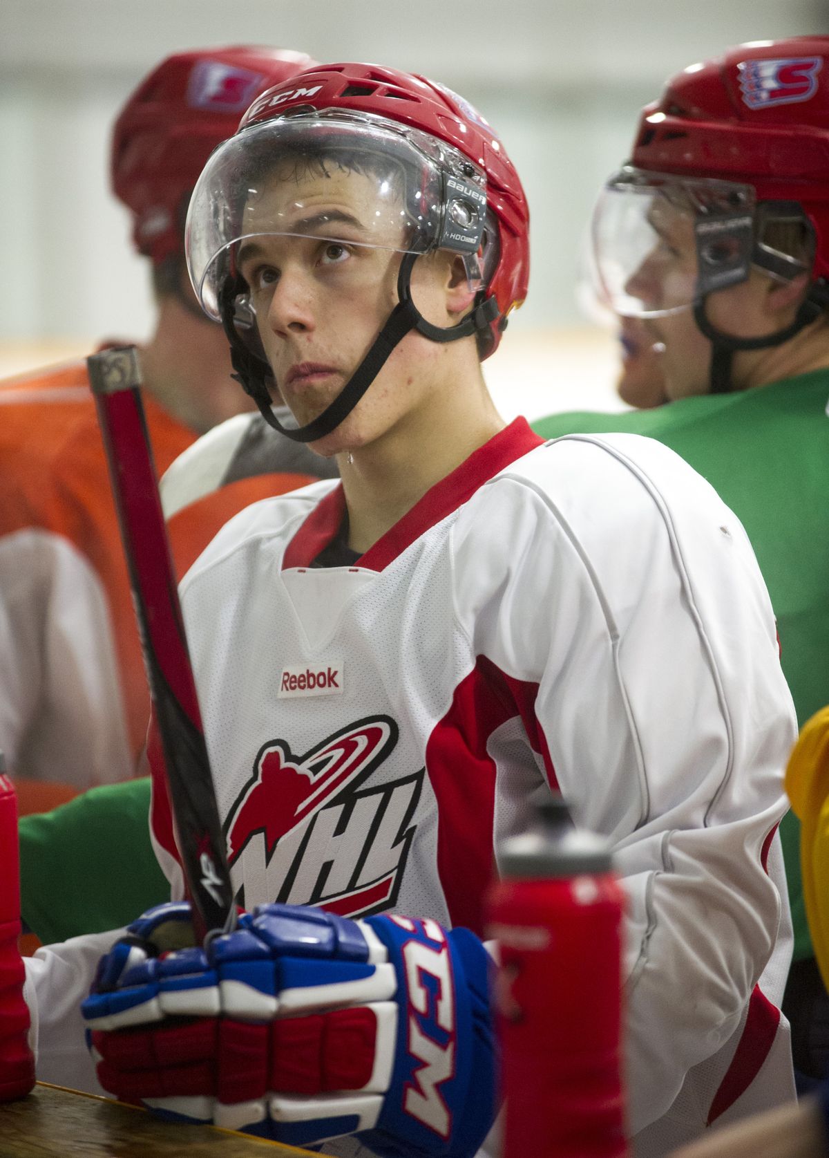 Chiefs center Mike Aviani has 10 goals and 13 assists through 22 games this season. (Colin Mulvany)