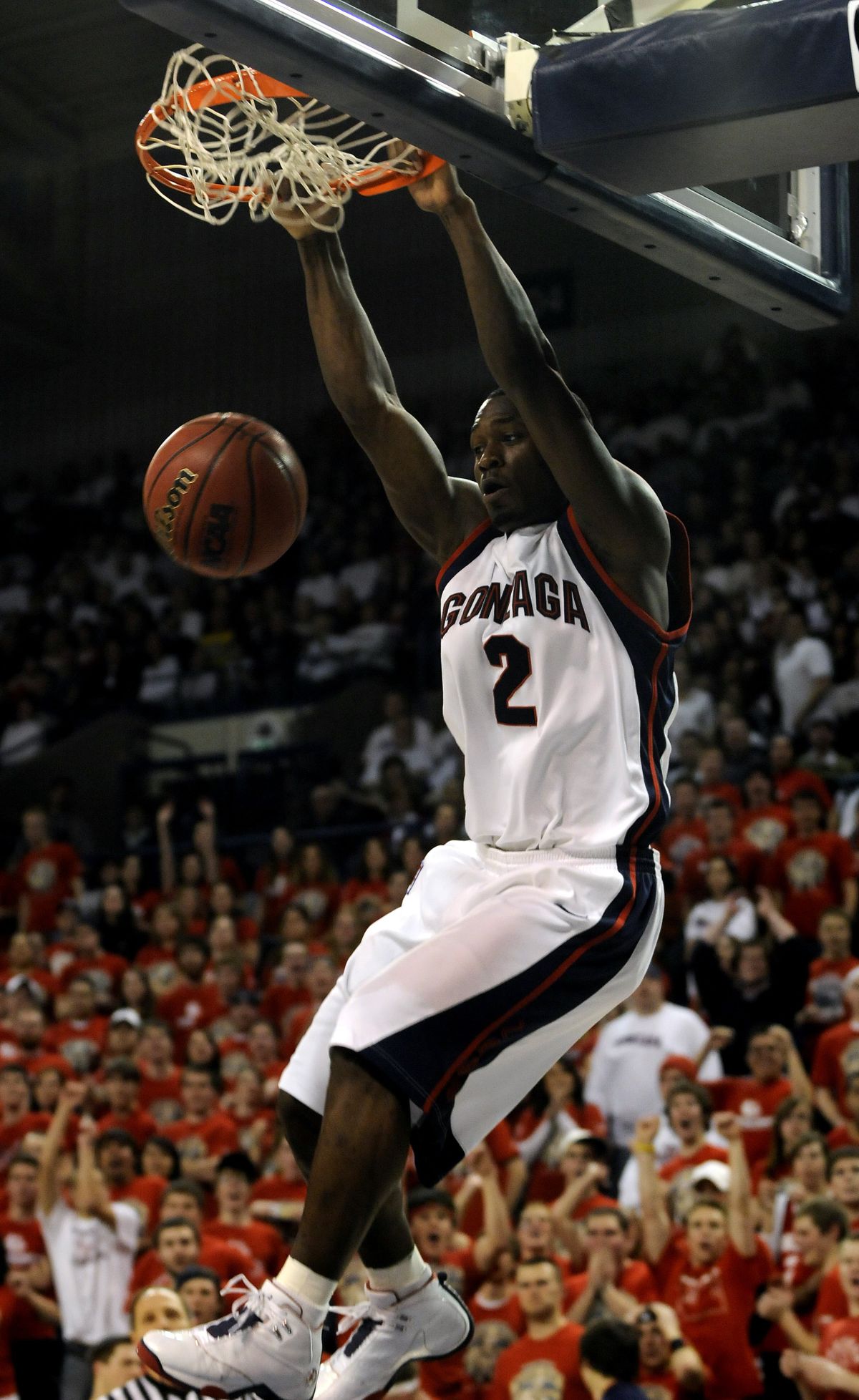 Jeremy Pargo’s dunks have been known to rock McCarthey Athletic Center, home of the Zags. Gonzaga will find out this afternoon its destination for the NCAA tournament.  (Associated Press / The Spokesman-Review)