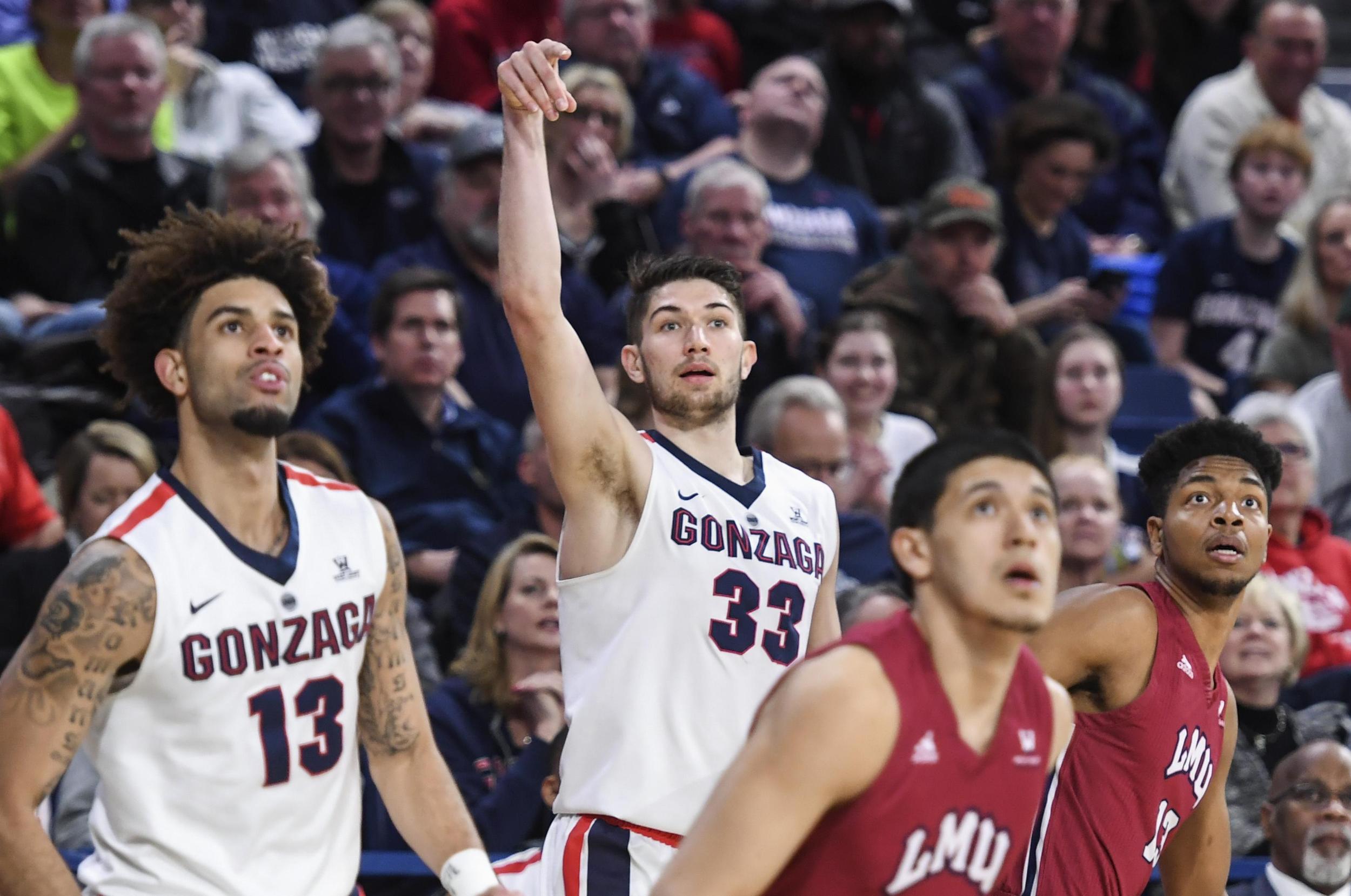 Gonzaga opens against Loyola Marymount in the WCC Tournament