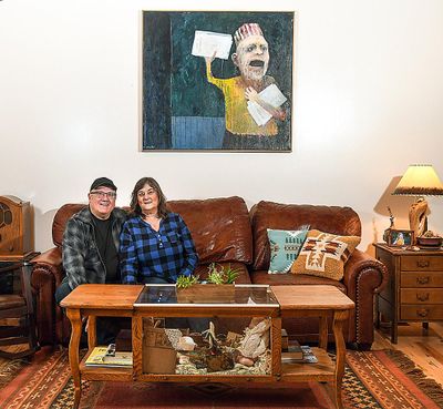 Doug and Sherry Clark are the authors of “McCuddin: The Inner Eye.” (Dan Pelle / The Spokesman-Review)