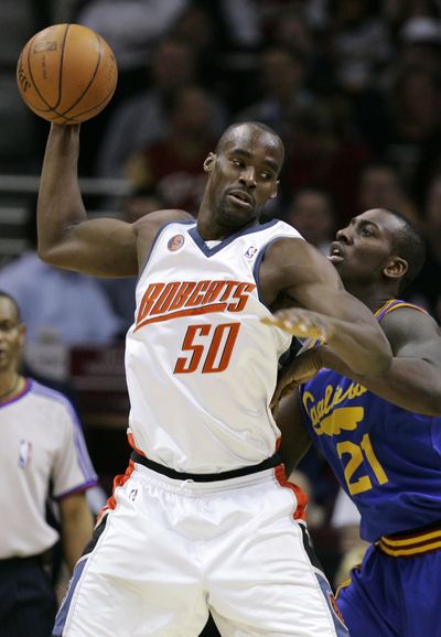 Charlotte’s Emeka Okafor is on his way to New Orleans.  (Associated Press / The Spokesman-Review)