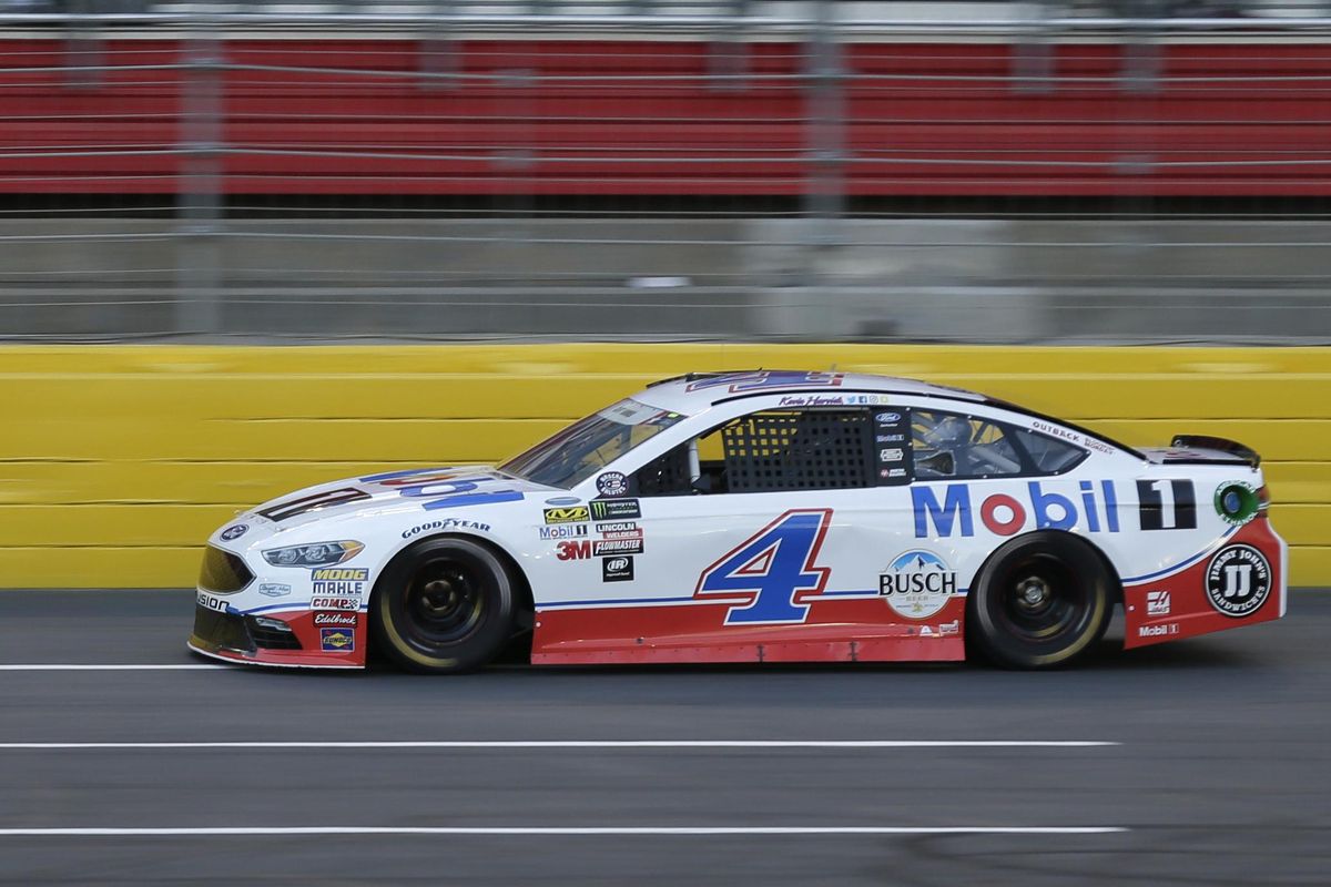 Kevin Harvick wins Charlotte pole; Cup leader Kyle Larson starts last ...